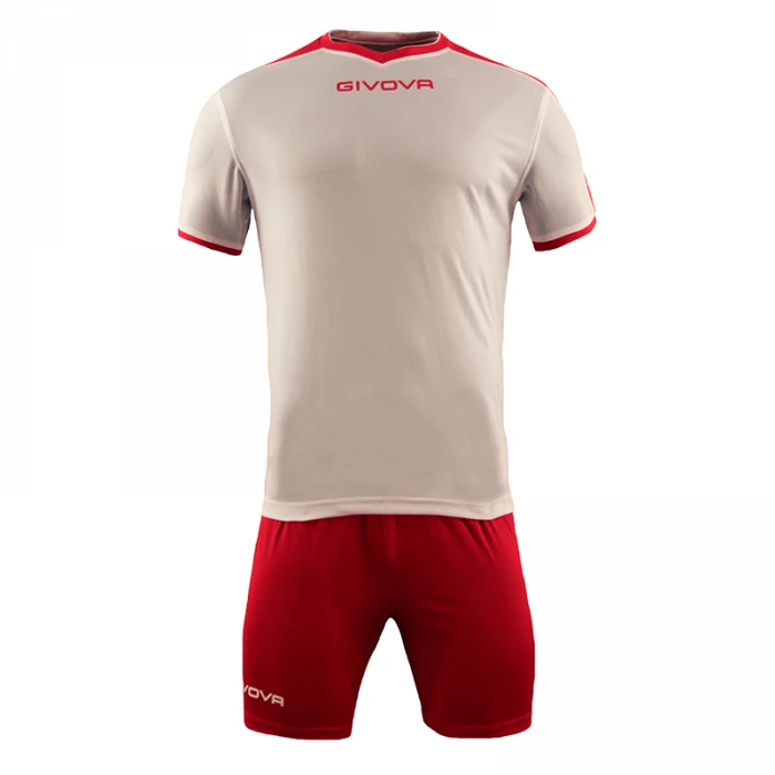 Givova - Kit Revolution Bianco / Rosso MC